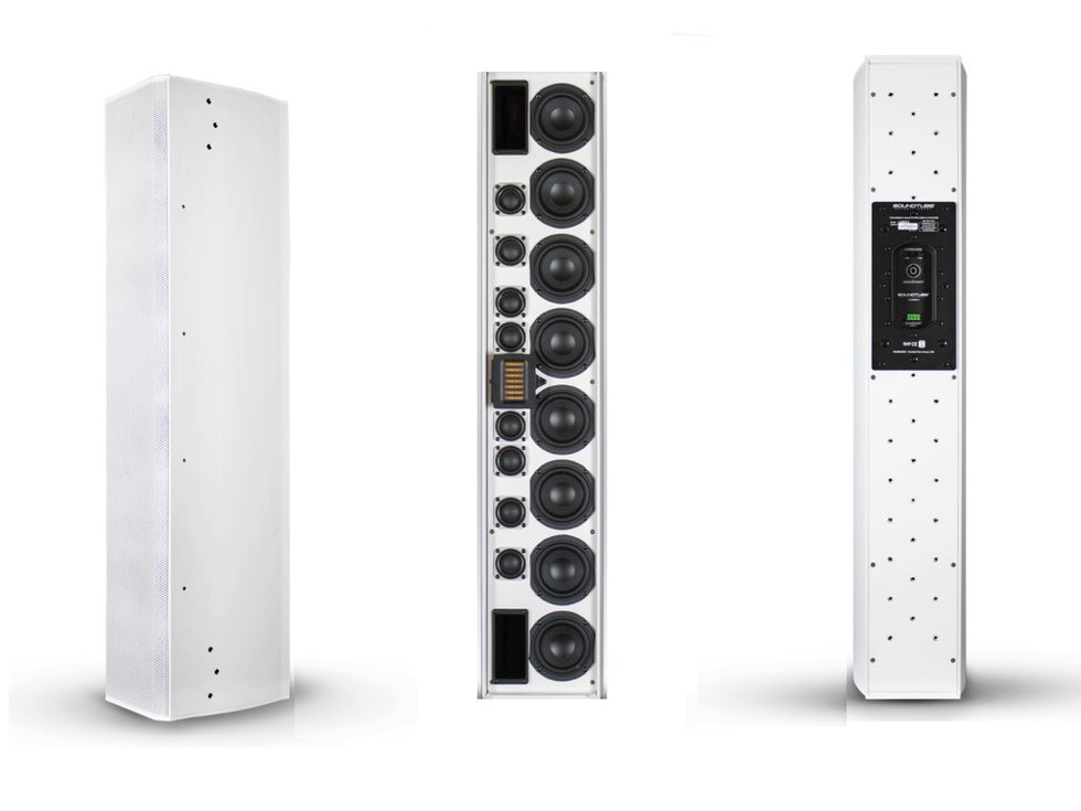 SoundTube Entertainment Releases Line Array Speakers in White 